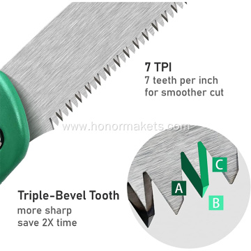 Garden Pruning Hand Saw with SK5 Steel Blade for Tree Trimming Camping cutting folding pruning saw ouedoor saw